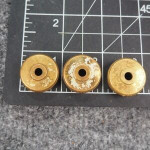 Bach Mellophone Valve Top Caps Set of 3 Gold Brass Replacement Parts
